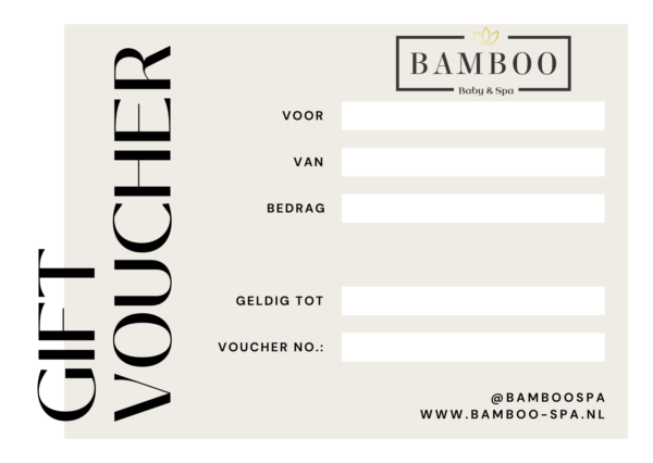 Cadeaubon Bamboo